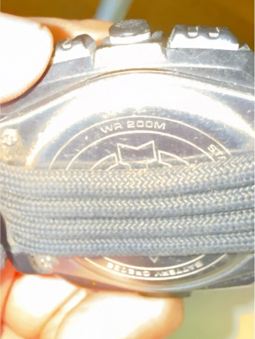 Timex Vibration Alarm Wr200m, Untested , Looks Ok